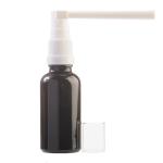 30ML Black Glass Aromatherapy Bottle With Throat Sprayer 18 65