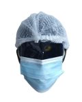 Mop Caps 21 Double Stitch White