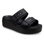 Brooklyn Buckle Low Wedge - Black W11