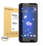 HTC U11 Premium Tempered Glass Screen Protector 9H 2PK
