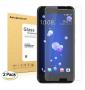 HTC U11 Premium Tempered Glass Screen Protector 9H 2PK