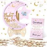 Baby Shower Guest Book Alternatives Moon Guest Book For Baby Shower Guest Book Frame With Star Baby Shower Decorations Guest Boo
