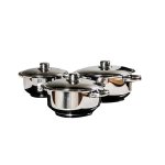 Xcalibur 6 Piece Line Chef Compact Pot Set