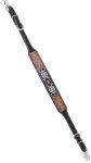 Challenger Western Floral Antique Tooled Leather Beaded Wither Breast Collar Strap 105FK08