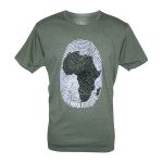 - Africa Thumbprint - T-Shirt With Plantable Seed Swing Tag