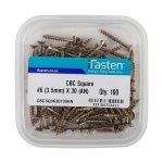 CBC Ifasten Square NO6 3.5MMX30MM 100 Pt Livestainable