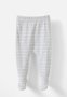 Cotton On Organic Pointelle Footed Legging - Cloud Marle/milk Stripe