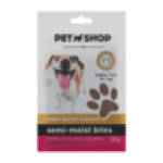 Peanut Butter Flavour Semi-moist Dog Treat Bites 120G
