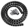 10MMX2M Spiral Wrap Cable Organiser Wire Protection Sleeve Wire Tube