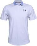 Men's Ua Iso-chill Grid Polo - Purple Frost Md
