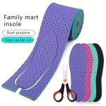 1 Roll Self-cut Insoles Soft Comfortable Sports Shock-absorbing Insoles