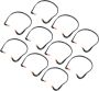 10PCS Banded Ear Plugs Silicone Hearing For Shooting Swimming And Studying