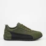 Perlo 1 Faux Suede Faux Nubuck Sneaker - Olive - Olive 7