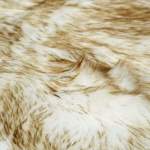 Smte Soft Fluffy Carpet Rug White&brown With Keychain