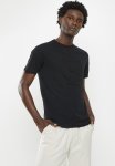 Ben Sherman Target Chq Emboss 1 Up Tee - Black