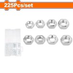 225 Piece Hex Nut Assortment WMV1B01