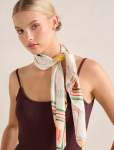 Gabbie Satin Scarf - 0 Solar Tropical