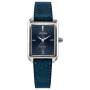 Eco-drive Women's Classic Blue Dial Leather Strap Watch