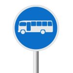 Midi-buses Only Road Sign R120