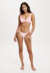 Cotton On Underwire Balconette Bikini Top-malibu Pink Velvet