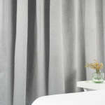 Ultra Blockout Eyelet Curtain - Silver - 270 X 255CM