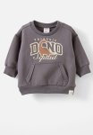 Cotton On Alma Drop Shoulder Sweater - Rabbit Grey dino Squad