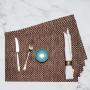 Bronze Broad Weave Placemats - 6 Pack