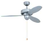Aeroplane Ceiling Fan - 3 Blades Silver