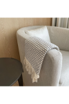 Turkish Cotton Throw - Wave - Stone Wave