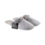 Slippers Memory Foam Insole Ladies Waffle Grey Size 5-6