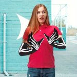 Halloween Skeleton Gloves Nylon Cycling Protective Gloves Half Finger Design Black And White Spooky Performance Costume Accessor