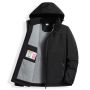 Women's Full-zip Fleece Jacket Hoodie Winter Waterproof Wind Warm Softshell