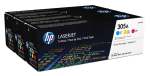 HP 305A Tri-pack Toner Cartridges Cmy -CF370AM