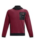 Men's Project Rock Microfleece Hoodie - Red Md