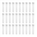 30 Pcs 45ML Plastic Tubes With Lids Transparent Set