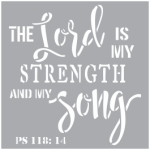 Stencil The Lord Is My