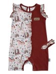 Unicorn Safari Frilly Crawler Set