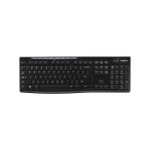 Logitech K270 Full Size Wireless Keyboard Black