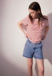 Cotton T-Shirt - Red Striped