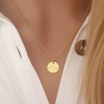 Bree Gold Plated 925 Sterling Silver Wave Necklace 12MM On 45CM Chain