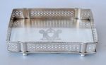 Pewter Rect Cut-out Tray Feet – 5X22X14.5CM