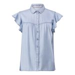 Frill Denim Shirt