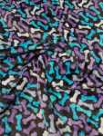 Printed Fluffy Fleece Jacquard