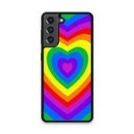 Custom Printed Tpu Cases - Samsung Galaxy S21 Samsung Galaxy S21 5G & 39 Rainbow Heart& 39 By