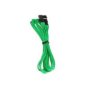 BitFenix.com Bitfenix Alchemy Multisleeved 3 Pin Fan Extension Cable 30CM Green