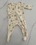 Cotton On Beige Floral Onesie 0 3M