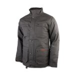 WMA199 Olive Parka Jacket Funnel Neck Padded - 3XL