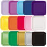 Square Paper Side Plates 18 X 18 Cm - Factory Plaza