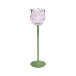22CM Tulip Candle Holder Yellow