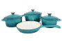 Homepro - 7 Piece Cast-iron Pot Set